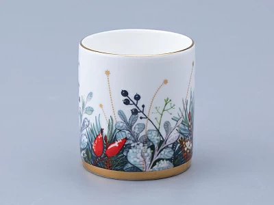 Чашка с блюдцем кофейная 115 мл, форма Идиллия, рисунок Календа, арт 81.34480.00.1 Чашка с блюдцем кофейная 115 мл, форма Идиллия, рисунок Календа, арт 81.34480.00.1