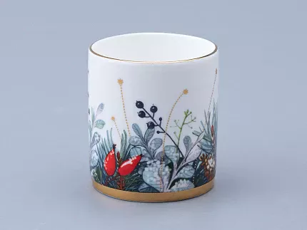 Чашка с блюдцем кофейная 115 мл, форма Идиллия, рисунок Календа, арт 81.34480.00.1