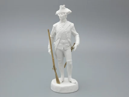 Скульптура Мушкетер эпохи Екатерины Великой, в подарочной упаковке, рисунок Белый бисквит, арт 81.31939.00.1, 