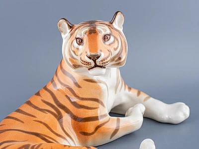 Скульптура Тигр большой размер, рисунок Цезарь арт. 82.38721.00.1