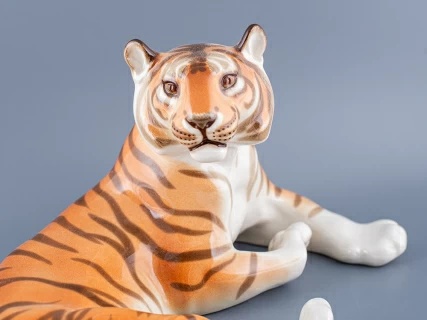 Скульптура Тигр большой размер, рисунок Цезарь арт. 82.38721.00.1, 