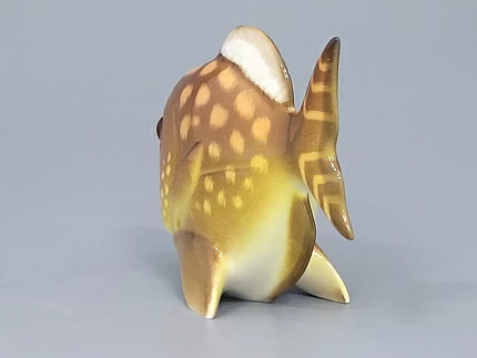 Скульптура форма Рыба-бабочка малого размера рисунок Желтый, арт. 82.50095.00.1