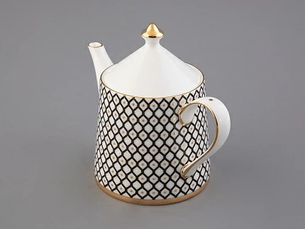 Сервиз чайный форма Идиллия рисунок Неро 1, на 4 персоны 10 предметов, арт. 81.32140.00.1 Сервиз чайный форма Идиллия рисунок Неро 1, на 4 персоны 10 предметов, арт. 81.32140.00.1