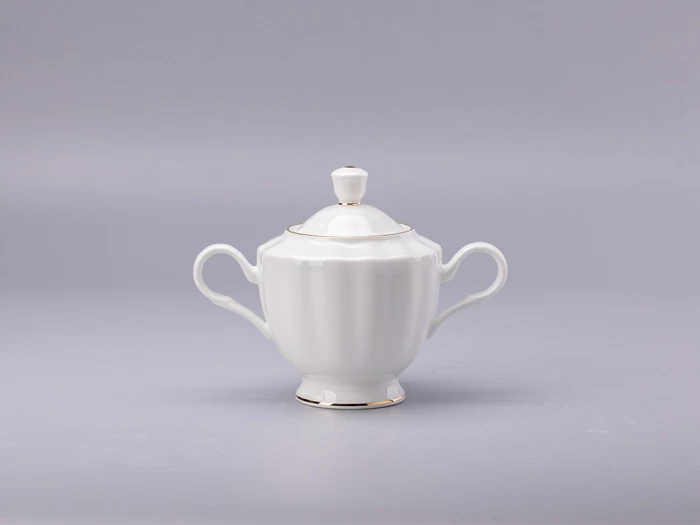 Сервиз чайный форма Нега рисунок Золотая лента, 6 персон 14 предметов, арт. 81.23019.00.1, 