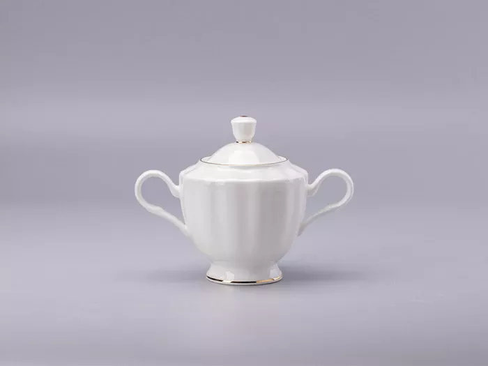 Сервиз чайный форма Нега рисунок Золотая лента, 6 персон 14 предметов, арт. 81.23019.00.1, 