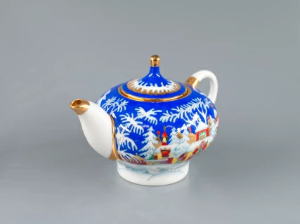 Комплект чайников форма Новгородский рисунок Зимняя сказка арт. 81.13998.00.1, 