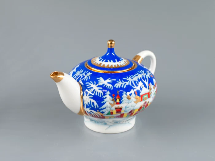 Комплект чайников форма Новгородский рисунок Зимняя сказка арт. 81.13998.00.1, 