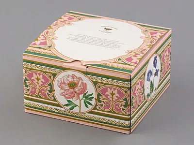 Чашка с блюдцем 250 мл в подарочной упаковке форма Соло, рисунок, Ландыш майский, арт. 81.32654.00.1