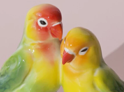 Скульптура форма Неразлучники, рисунок Тропические, арт. 82.47415.00.1, 