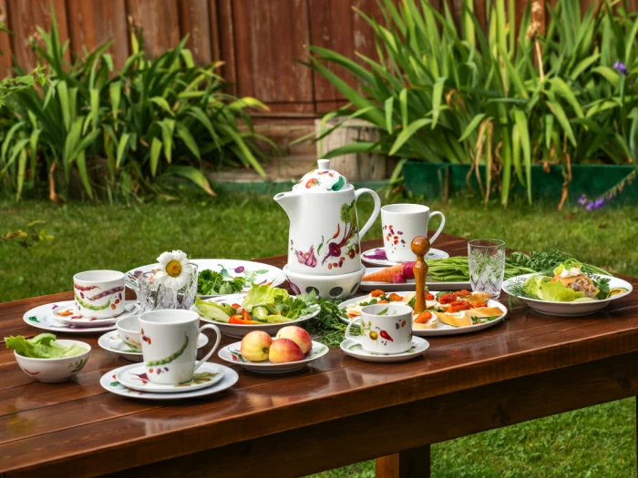 Салатник круглый форма Молодежная  рисунок Мамина дача, арт. 80.08983.00.1, 