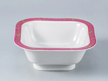 Салатник двух порционный, форма Молодежная, рисунок Сетка-Блюз, арт 80.82279.00.1, 