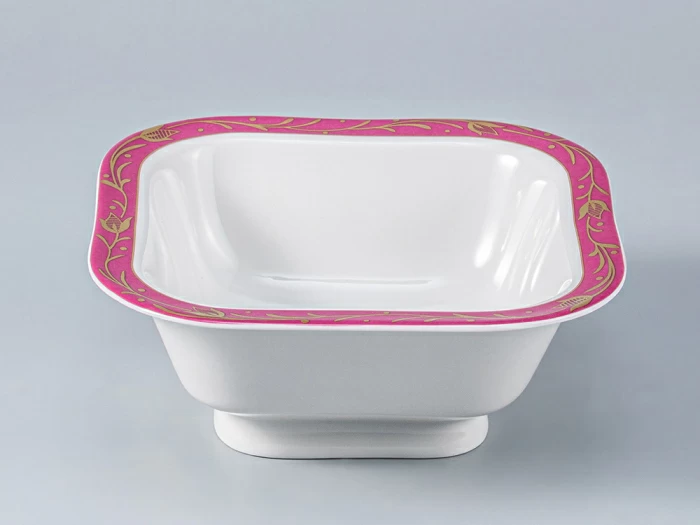 Салатник двух порционный, форма Молодежная, рисунок Сетка-Блюз, арт 80.82279.00.1, 