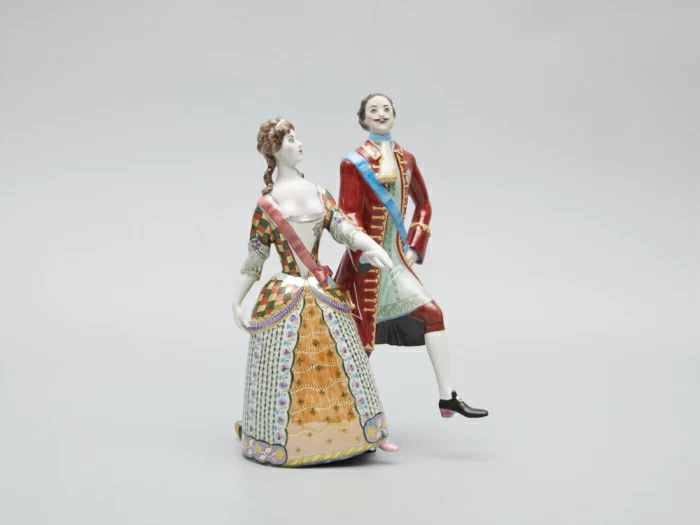 Скульптура Петр и Екатерина Петровская Ассамблея арт. 82.51219.00.1, 