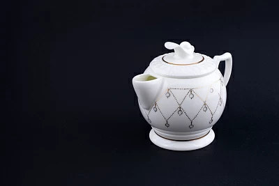 Сливочник 260 мл., форма Жемчужина, рисунок жемчуг арт 60.10817.00.1