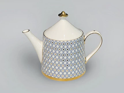 Чайник заварочный 780 мл форма Идиллия рисунок Азур, 780 мл, арт. 80.96960.00.1