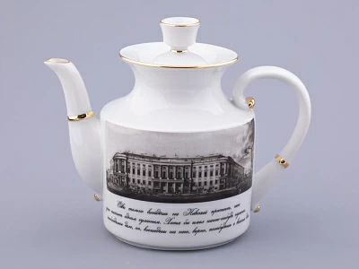 Сервиз чайный на 6 персон 15 предметов, форма Банкетная рисунок Великолепный Невский, арт. 81.32683.00.1