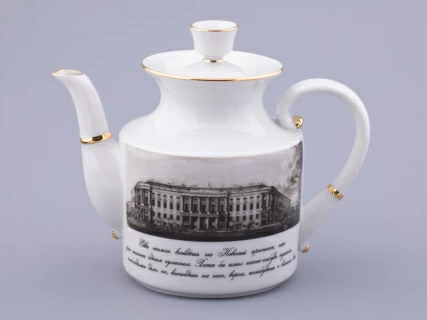 Сервиз чайный на 6 персон 15 предметов, форма Банкетная рисунок Великолепный Невский, арт. 81.32683.00.1, 