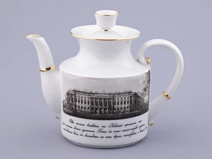 Сервиз чайный на 6 персон 15 предметов, форма Банкетная рисунок Великолепный Невский, арт. 81.32683.00.1