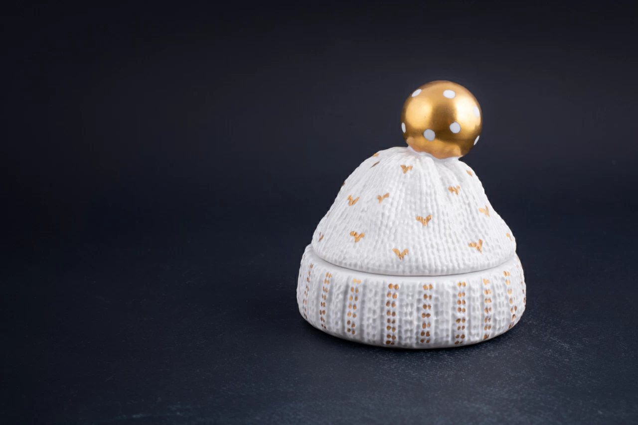 Шкатулка Детская шапочка, рисунок Золотой Помпон, арт 60.14116.00.1, 