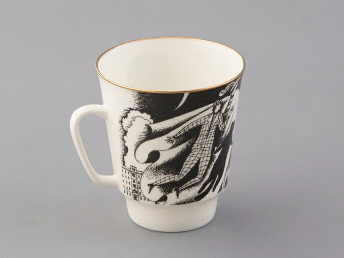 Чашка с блюдцем 165 мл форма Майская рисунок Русские писатели Булгаков, арт. 81.33387.00.1, 