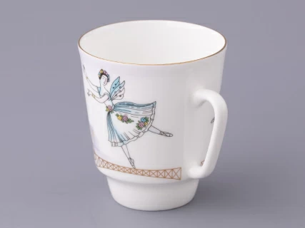 Чашка с блюдцем кофейная 165 мл форма Майская рисунок Белые ночи в Петербурге арт. 81.26632.00.5, 