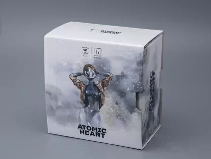 Бокал с блюдцем и крышкой 400мл в подарочной упаковке, форма Топ, рисунок Atomic Heart 2, арт 81.34449.00.1