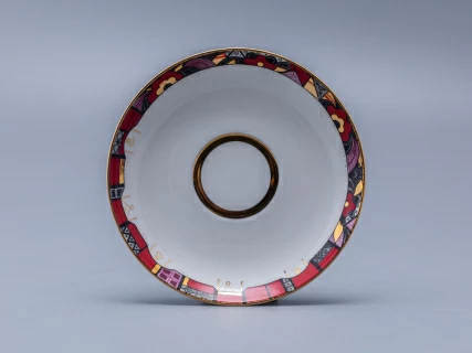 Чашка с блюдцем чайная 250 мл форма Весенняя рисунок Красный конь арт. 81.15308.00.1, 