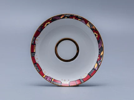 Чашка с блюдцем чайная 250 мл форма Весенняя рисунок Красный конь арт. 81.15308.00.1 Чашка с блюдцем чайная 250 мл форма Весенняя рисунок Красный конь арт. 81.15308.00.1