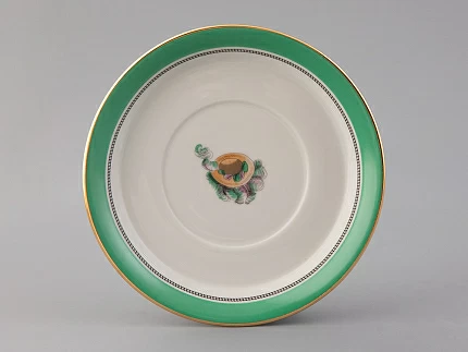 Чашка с блюдцем чайная 220 мл форма Гербовая рисунок Modes de Paris 1830 арт. 81.25415.00.1