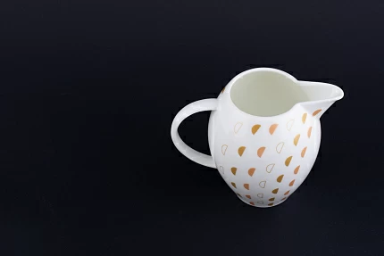 Сливочник форма Оливия, рисунок Крем-брюле арт 60.15928.00.1