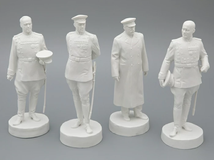 Скульптура Маршал Конев И.С., в подарочной упаковке, Белый бисквит, арт. 81.33454.00.1, 