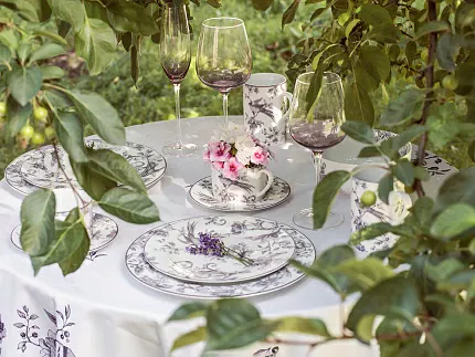 Тарелка мелкая 215 мм форма Европейская рисунок Monplaisir Violet, арт. 80.37452.00.5