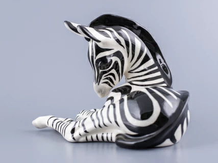 Скульптура Зебра больщой размер арт. 82.02814.00.1,  Скульптура Зебра больщой размер арт. 82.02814.00.1,