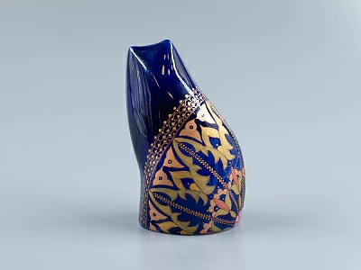 Скульптура Кот сидящий, рисунок Витраж, арт 82.84887.00.1