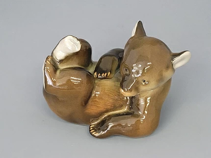 Скульптура Медвежонок лежащий арт. 82.01055.00.1