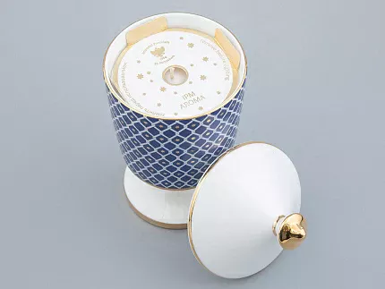 Подарочный Набор Свеча ароматическая Индиго 2 аромат Ваниль Сладкий табак арт. 81.32063.00.1