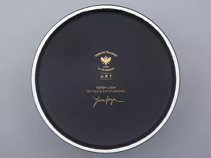 Шкатулка в подарочной упаковке, форма Идиллия, рисунок Тотем. Лев арт. 81.31592.00.1