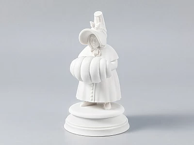 Скульптура Шестой гость Белый арт. 82.64921.00.1