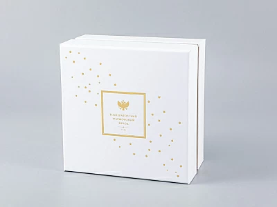 Подарочный набор шкатулка форма Идиллия рисунок Азур арт. 81.28257.00.1