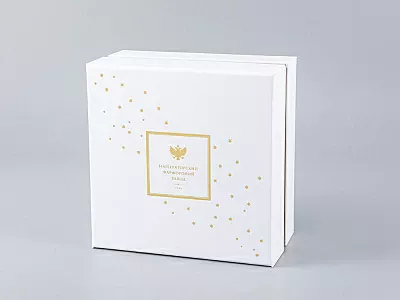 Подарочный набор шкатулка форма Идиллия рисунок Азур арт. 81.28257.00.1