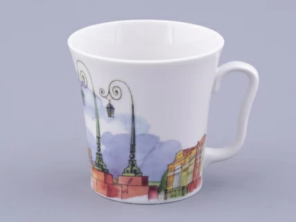 Бокал 360 мл форма Ленинградский рисунок Санкт-Петербург. Краснофлотский мост арт. 80.44856.00.1, 