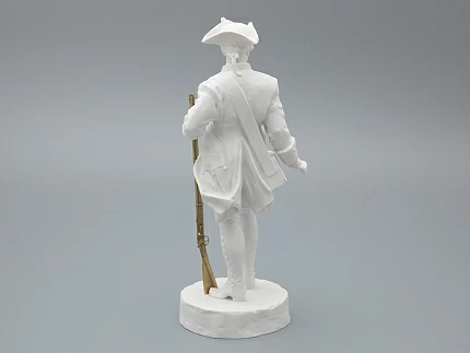 Скульптура Мушкетер эпохи Елизаветы Петровны, в подарочной упаковке, рисунок Белый бисквит, арт 81.31944.00.1