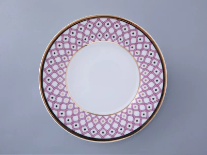 Чашка с блюдцем 250 мл форма Идиллия рисунок Коралл 2 арт. 81.31118.00.1, 