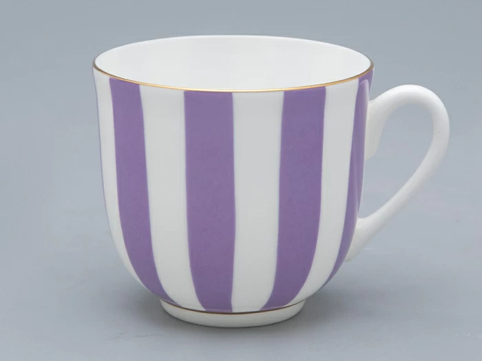 Чашка с блюдцем форма Ландыш рисунок Да и нет (с отв. фиолетовый) арт. 81.23056.00.1, 