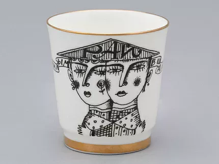 Подарочный набор стопок форма Сувенирная 1, рисунок Русская культура, арт. 81.31748.00.1