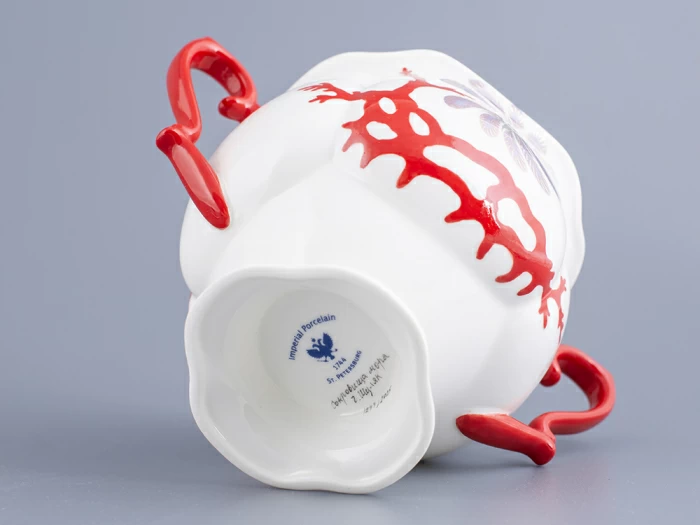 Сахарница форма Наташа, рисунок Сокровища моря арт. 80.60823.00.1,  Сахарница форма Наташа, рисунок Сокровища моря арт. 80.60823.00.1,