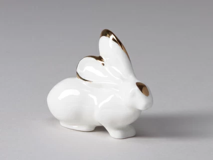 Скульптура форма Заяц Золотой арт. 82.03948.00.1, 