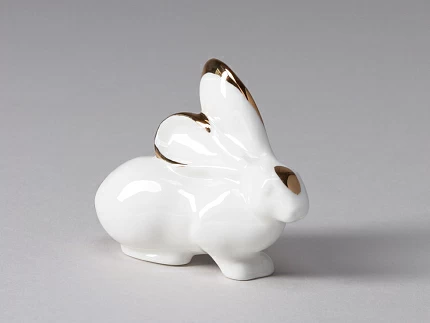 Скульптура форма Заяц Золотой арт. 82.03948.00.1