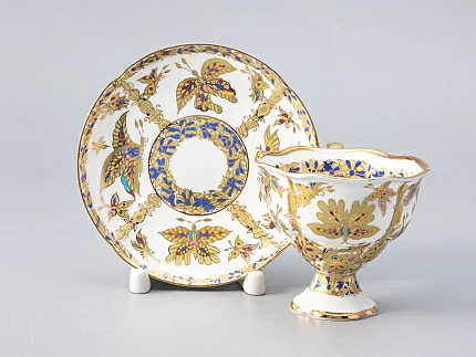 Сервиз кофейный форма Наташа рисунок Фантастические бабочки, 6 персон 14 предметов, арт. 81.21238.00.1 Сервиз кофейный форма Наташа рисунок Фантастические бабочки, 6 персон 14 предметов, арт. 81.21238.00.1