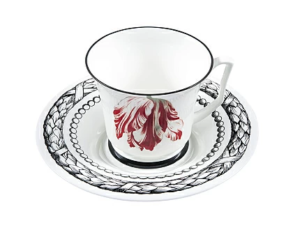 Подарочный набор чашка с блюдцем, форма Юлия рисунок Сысоев. Волшебный сад III арт. 81.30914.00.1 Подарочный набор чашка с блюдцем, форма Юлия рисунок Сысоев. Волшебный сад III арт. 81.30914.00.1